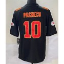 KC.Chiefs #10 Isiah Pacheco Black Stitched jersey