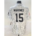 KC.Chiefs #15 Patrick Mahomes Arctic Camo F.U.S.E. Stitched jersey