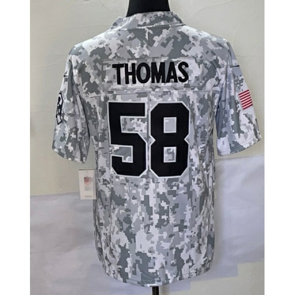 KC.Chiefs #58 Derrick Thomas F.U.S.E. Arctic Camo Stitched jersey