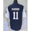 D.Cowboys #11 Micah Parsons Navy white-1 Stitched Jersey