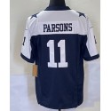 D.Cowboys #11 Micah Parsons Navy white Stitched Jersey