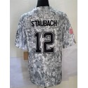 D.Cowboys #12 Roger Staubach .U.S.E. Arctic Camo Stitched jersey