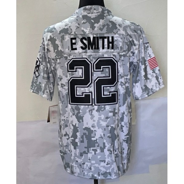 D.Cowboys #22 Emmitt Smith F.U.S.E. Arctic Camo Stitched jersey