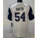 D.Cowboys #54 Jaylon Smith White Rush Stitched jersey