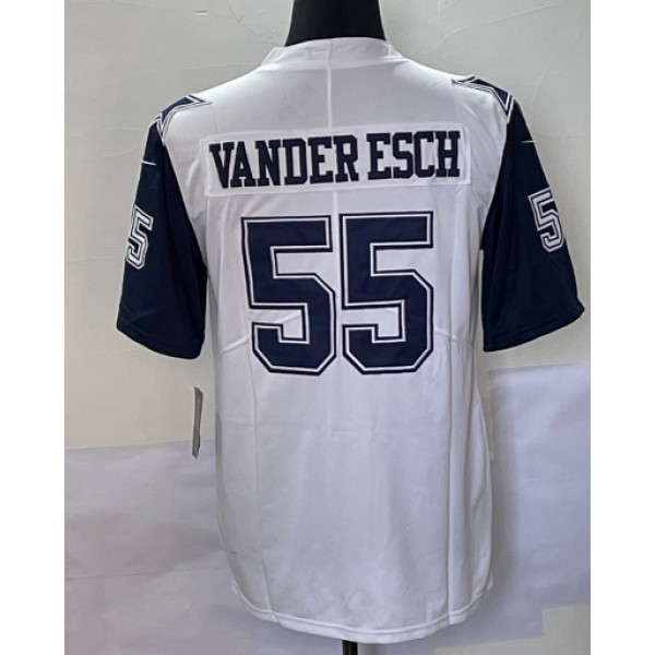 D.Cowboys #55 Leighton Vander Esch White Stitched jersey