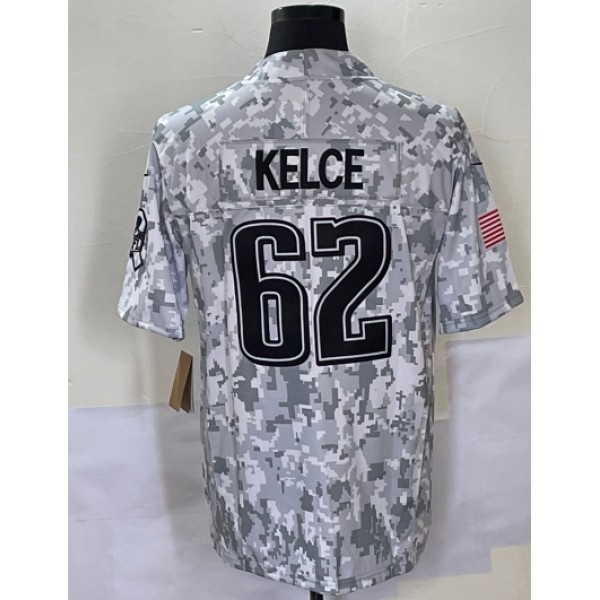 P.Eagles #62 Jason Kelce F.U.S.E Arctic Camo Stitched jersey