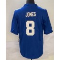 NY.Giants #8 Daniel Jones Blue Stitched jersey