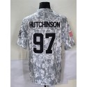 D.Lions #97 Aidan Hutchinson Arctic Camo F.U.S.E. Stitched jersey