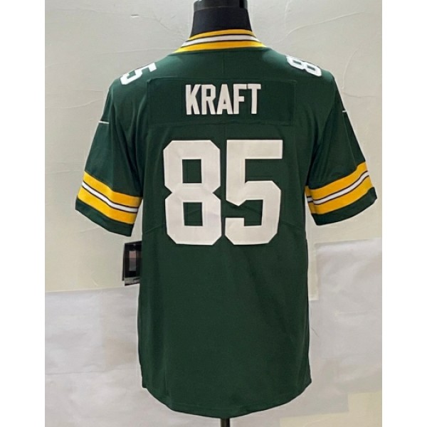 GB.Packers #85 Tucker Kraft Green Stitched jersey