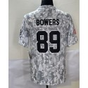 L.Raiders #89 Brock Bowers Arctic Camo F.U.S.E. Stitched jersey