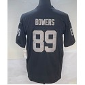 L.Raiders #89 Brock Bowers Black Stitched jersey