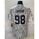 L.Raiders #98 Maxx Crosby Arctic Camo F.U.S.E. Stitched jersey