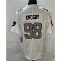 L.Raiders #98 Maxx Crosby White Stitched jersey