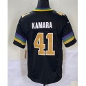 NO.Saints #41 Alvin Kamara Black F.U.S.E. Stitched jersey