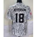 MN.Vikings #18 Justin Jefferson Arctic Camo F.U.S.E. Stitched jersey