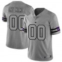 Custom L.Raiders 2019 Gray Gridiron Gray Vapor Untouchable Limited Jersey Stitched American Football Jerseys