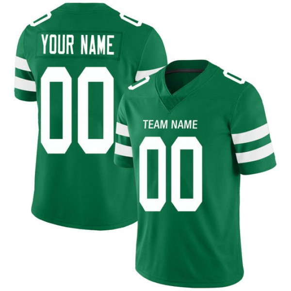 Custom NY.Jets Stitched American Football Jerseys Personalize Birthday Gifts Green Jersey