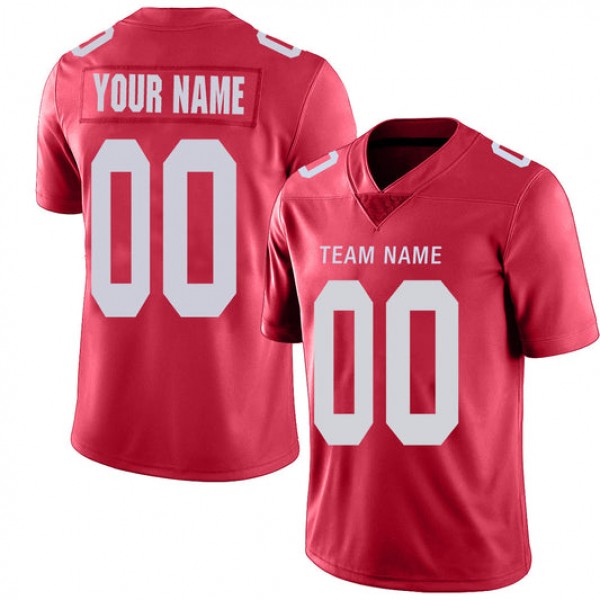 Custom NY.Jets Stitched American Football Jerseys Personalize Birthday Gifts Red Jersey