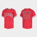 Custom LA Angels Red Replica Jersey Stitched Baseball Jerseys