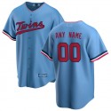 Baseball Jerseys Custom M.Twins Light Blue Alternate Replica Custom Jersey