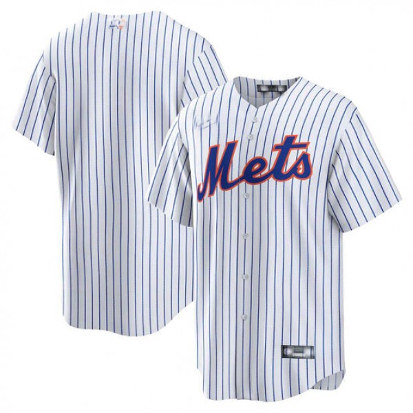 NY.Mets White Home Blank Replica Jersey Baseball Jerseys