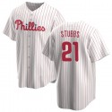 P.Phillies #21 Garrett Stubbs White Stitched jersey