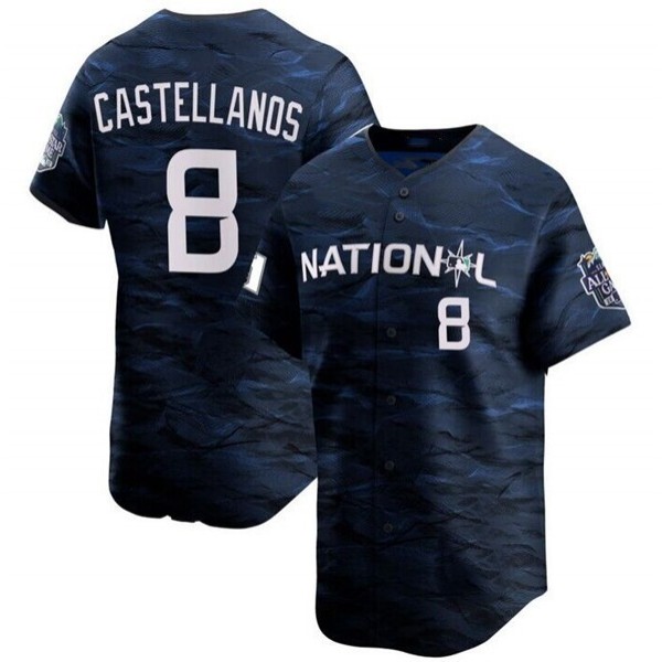 P.Phillies #8 Nick Castellanos Royal Stitched jersey