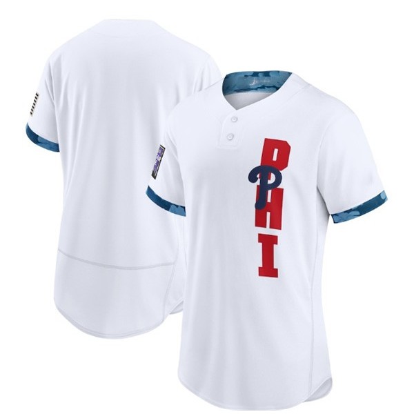 Custom P.Phillies 2021 White Stitched jersey