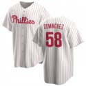 P.Phillies #58 Seranthony Domínguez White Stitched jersey