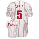 P.Phillies #5 Bryson Stott White Stitched jersey