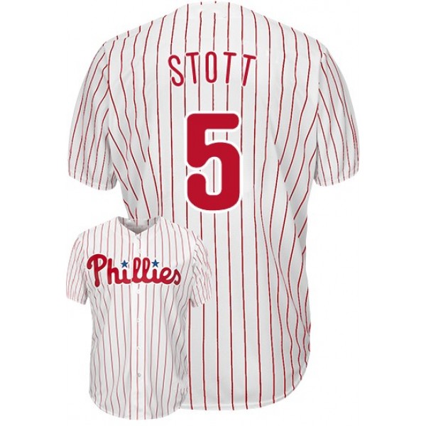 P.Phillies #5 Bryson Stott White Stitched jersey