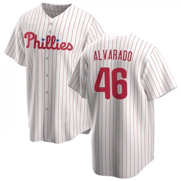 P.Phillies #46 José Alvarado White Stitched jersey