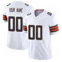 Custom C.Browns White F.U.S.E. Stitched jersey