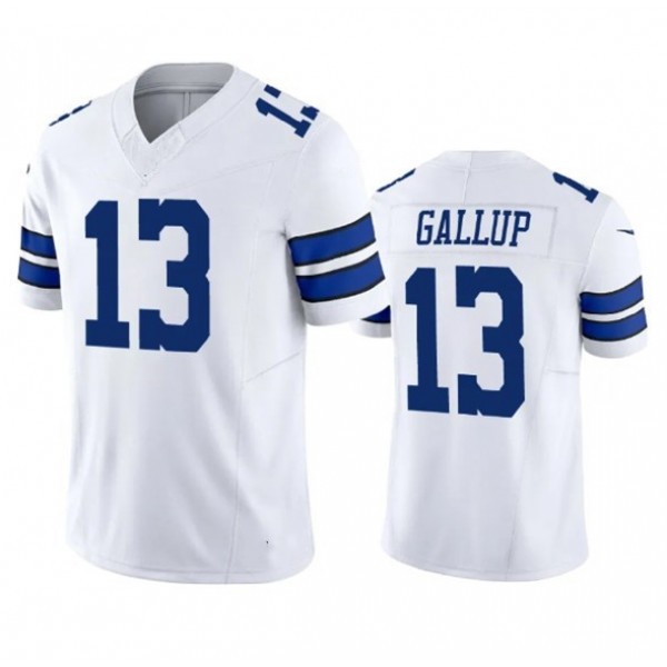 D.Cowboys #13 Michael Gallup White F.U.S.E. Stitched jersey