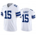 D.Cowboys #15 Trey Lance White F.U.S.E. Stitched jersey