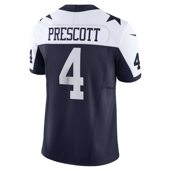 D.Cowboys #4 Dak Prescott Navy F.U.S.E.Thanksgiving Stitched jersey