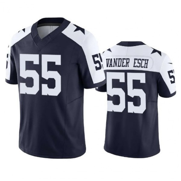 D.Cowboys #55 Leighton Vander Esch Navy F.U.S.E. Stitched jersey