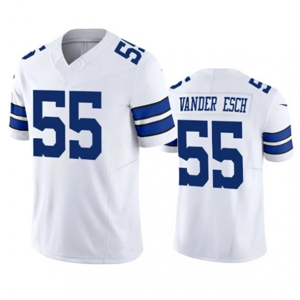 D.Cowboys #55 Leighton Vander Esch White F.U.S.E. Stitched jersey