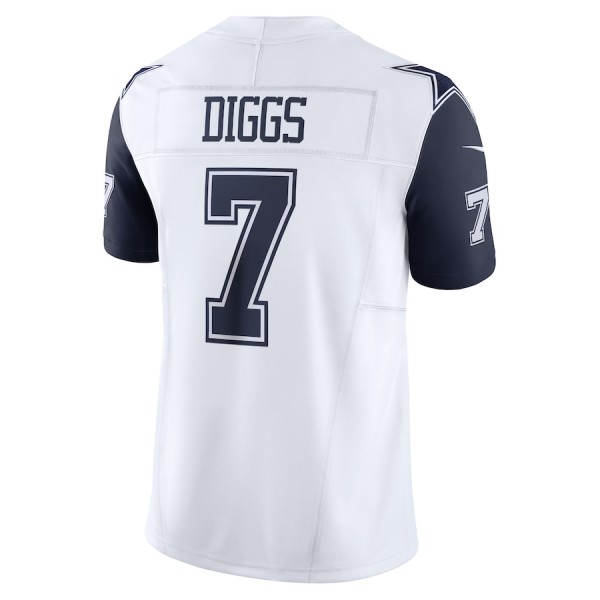 D.Cowboys #7 Trevon Diggs White F.U.S.E. Stitched jersey