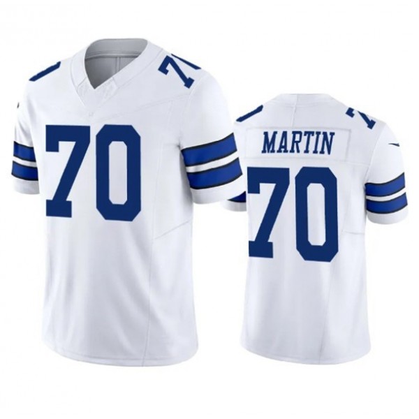 D.Cowboys #70 Zack Martin White F.U.S.E. Stitched jersey