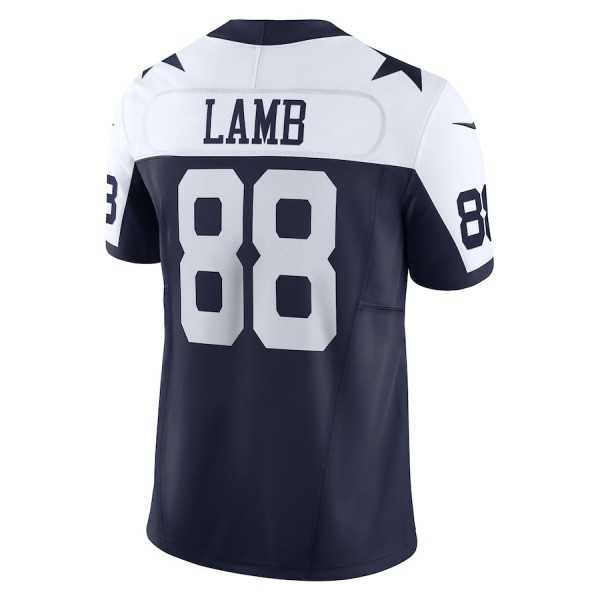 D.Cowboys #88 CeeDee Lamb Navy F.U.S.E. Stitched jersey