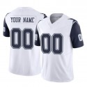 Custom D.Cowboys White F.U.S.E. Stitched jersey