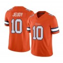 D.Broncos #10 Jerry Jeudy Orange F.U.S.E. Stitched jersey