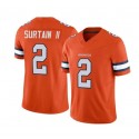 D.Broncos #2 Pat Surtain II Orange F.U.S.E. Stitched jersey