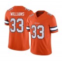 D.Broncos #33 Javonte Williams Orange F.U.S.E. Stitched jersey