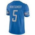 D.Lions #5 David Montgomery Blue F.U.S.E. Stitched jersey