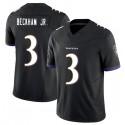 B.Ravens #3 Odell Beckham Jr. Black F.U.S.E. Stitched jersey