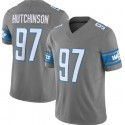 D.Lions #97 Aidan Hutchinson Grey F.U.S.E. Stitched jersey