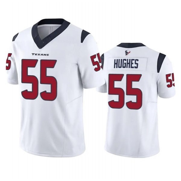 H.Texans #55 Jerry Hughes White F.U.S.E Stitched jersey