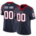 Custom H.Texans Navy F.U.S.E. Stitched jersey